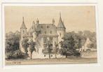 gravure kasteel Heeswijk,1875-1884, Antiek en Kunst, Ophalen of Verzenden