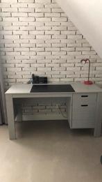 Koopje! Mooi tiener bureau van Woood, Huis en Inrichting, Bureaus, Ophalen, Zo goed als nieuw, Bureau