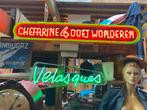Neon Reclame Chefarine & Velasques, Ophalen of Verzenden