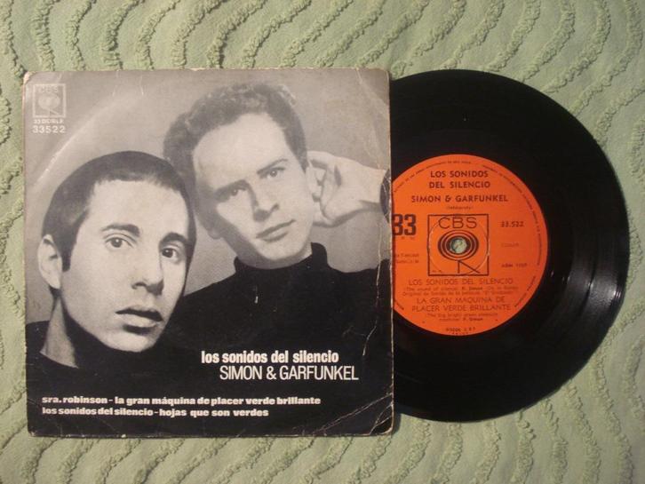 Simon and Garfunkel 7" EP: The sound of silence (Argentinië), Cd's en Dvd's, Vinyl Singles, Gebruikt, EP, Pop, 7 inch, Ophalen of Verzenden