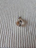 Herkimer diamant hanger oogje 925 zilver, Ophalen of Verzenden, Zo goed als nieuw, Zilver, Overige merken