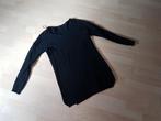 Trui ribstof zwart one size, Verzenden, Zo goed als nieuw, Zwart