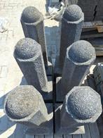 6 parkeerpalen - Amsterdammetjes - palisade palen - beton, Ophalen of Verzenden, Zo goed als nieuw, 250 cm of meer, Palen