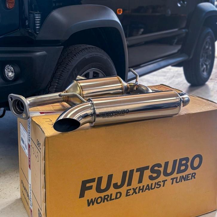 Fujitsubo AR Catback uitlaatsysteem Suzuki Jimny K15B JB74W, Auto diversen, Tuning en Styling, Ophalen of Verzenden