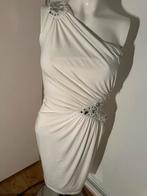 Janet Norman Witte Jurk S met Stenen, Wit, Ophalen of Verzenden, Zo goed als nieuw, Maat 36 (S)