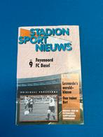 Feyenoord - FC Basel Programma 2000 (waterschade), Ophalen of Verzenden, Gebruikt, Feyenoord, Boek of Tijdschrift