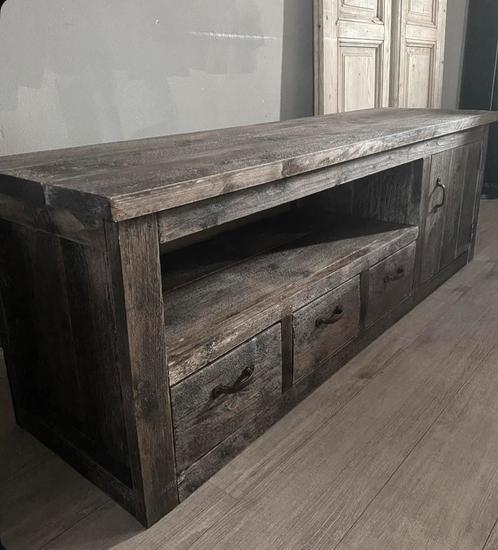 ~Stoer Sober Landelijk Houten Tv-Meubel/Wandmeubel~, Huis en Inrichting, Woonaccessoires | Overige, Ophalen of Verzenden
