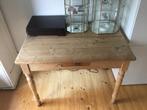Oude geloogd grenen keukentafel,eettafel, antiek, landelijk, Antiek en Kunst, Antiek | Meubels | Tafels, Ophalen