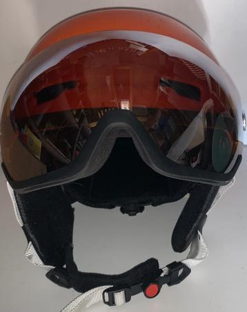 Ski helm met vaste bril izgst maat S/M 55cm/59cm beschikbaar voor biedingen