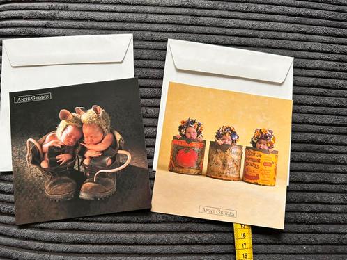 A.20 2 vierkante kaarten met envelop Anne Geddes baby, Verzamelen, Ansichtkaarten | Themakaarten, Ongelopen, Ophalen of Verzenden