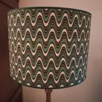 Handgemaakte lampenkappen retro vintage stijl groen blauw, Rond, Nieuw, Ophalen of Verzenden, Groen
