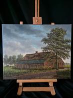Boerenlandschap, Antiek en Kunst, Kunst | Schilderijen | Klassiek, Ophalen of Verzenden