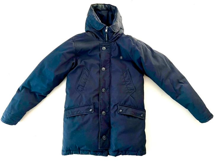 G-Star Raw Winterparka - Maat S - Navy Blue, Kleding | Heren, Jassen | Winter, Zo goed als nieuw, Maat 46 (S) of kleiner, Blauw