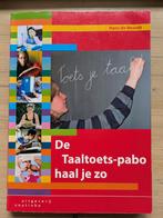 H. de Weerdt - De Taaltoets-pabo haal je zo, Ophalen of Verzenden, Zo goed als nieuw, H. de Weerdt
