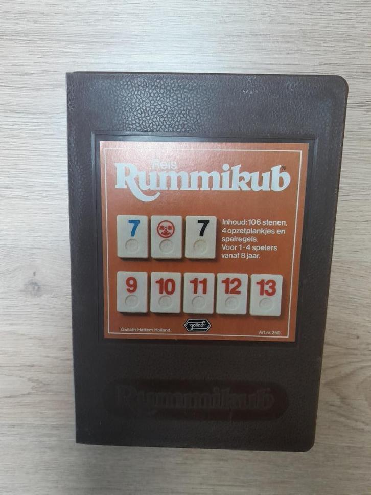 The Original Rummikub Goliath, reisspel., Hobby en Vrije tijd, Gezelschapsspellen | Bordspellen, Gebruikt, Drie of vier spelers