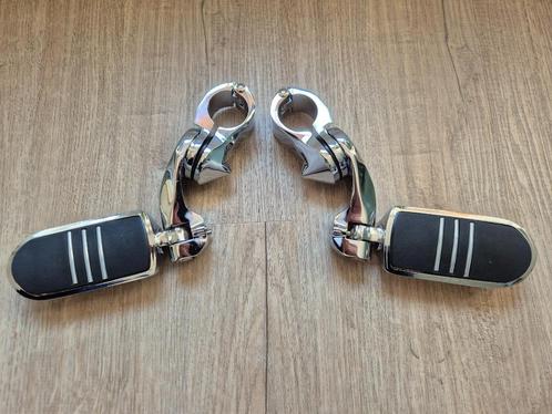 Highway voetsteunen pegs snelweg roadster steunen chroom, Motoren, Tuning en Styling, Ophalen of Verzenden