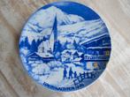 Wandbord Weihnachten 1996 Scherzer Bavaria / echt kobalt, Ophalen
