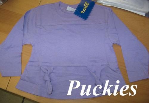 Maat 122/128 Lila Toff longsleeve NIEUW (7918) a, Kinderen en Baby's, Kinderkleding | Maat 122, Nieuw, Meisje, Shirt of Longsleeve