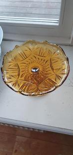 Taartschaal, bonbonschaal op voet., Antiek en Kunst, Curiosa en Brocante, Ophalen of Verzenden