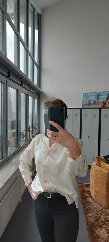 Zijde blouse Frank Walder, maat 42 beschikbaar voor biedingen