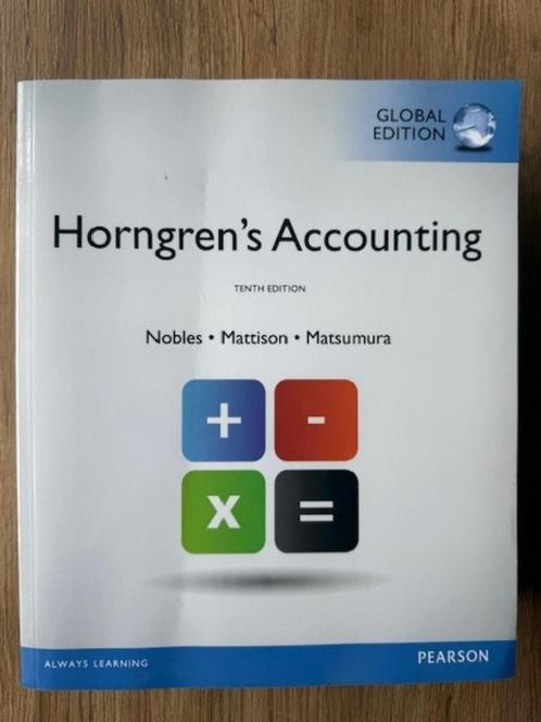 Horngren's Accounting (nieuw), Boeken, Studieboeken en Cursussen, Nieuw, WO, Beta, Ophalen of Verzenden