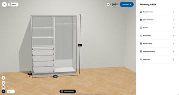 IKEA PAX kledingkast 150x66x201cm (Nieuw €505) - afbeelding 2