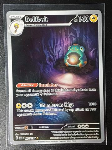 Bellibolt 201/197 Illustration Rare - Obsidian Flames beschikbaar voor biedingen