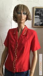 Vintage blouse Edgar Vos collection maat 36, Kleding | Dames, Blouses en Tunieken, Zo goed als nieuw, Nvt, Maat 36 (S), Nvt