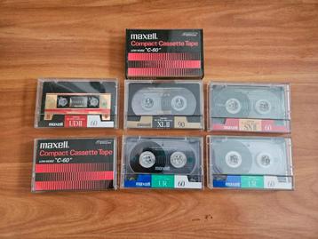 Maxell cassettebandjes, 7 stuks. beschikbaar voor biedingen
