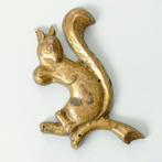 vintage messing WANDOBJECT eekhoorn koper Hollywood Regency, Ophalen of Verzenden, Koper