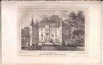 Nederhorst den Berg Kasteel / Huis Litho door J.F Crist 1846, Antiek en Kunst, Ophalen of Verzenden