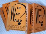 WIE WAT WAAR JAARBOEKEN 1937 - 1975   31 Stuks, Ophalen of Verzenden, 20e eeuw of later, Gelezen, Europa
