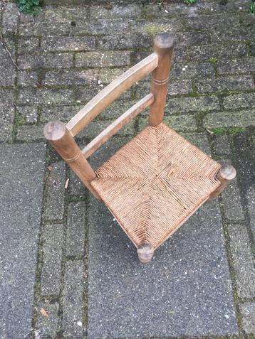 kinderstoel hout riet rotan pop beschikbaar voor biedingen