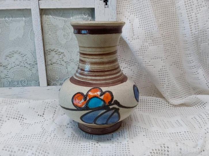Vintage West Germany aardewerk vaas, Antiek en Kunst, Antiek | Keramiek en Aardewerk, Ophalen of Verzenden