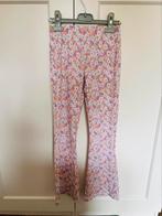 Zeeman flared broek wit met bloemetjes – Maat 140, Broek, Zeeman, Meisje, Ophalen of Verzenden