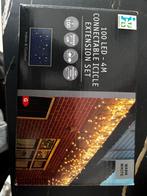 2 x100 LED IJspegel Verlichting - 4M inclusief adapter, Tuin en Terras, Buitenverlichting, Kunststof, Minder dan 50 watt, Nieuw