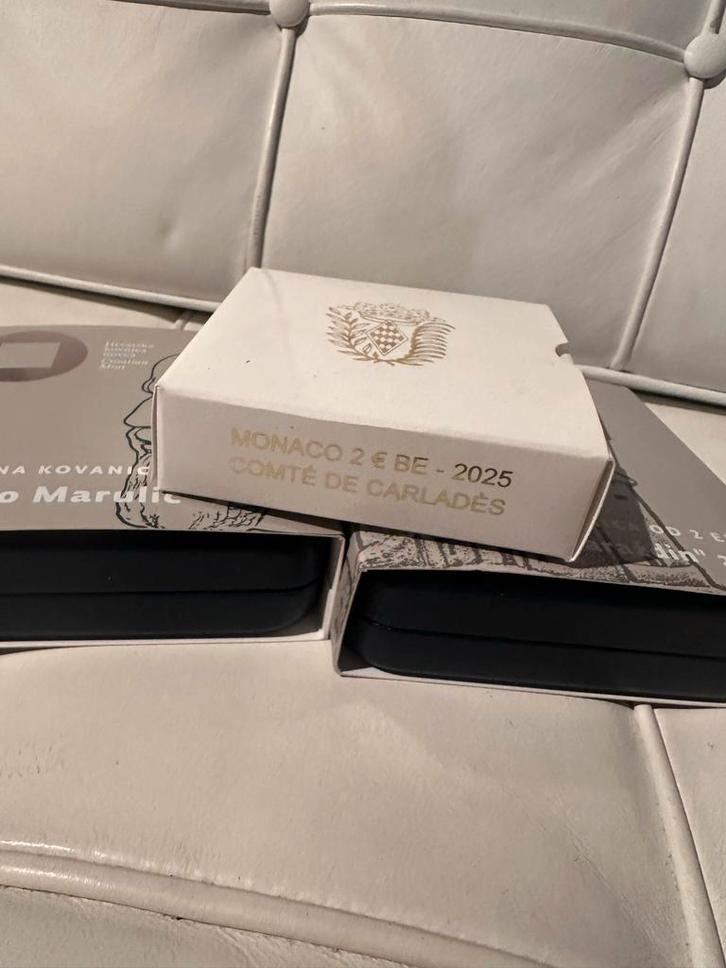 Monaco 2 Euro 2025 - Oud Leengoed Carladès Proof, Postzegels en Munten, Munten | Europa | Euromunten, Losse munt, 2 euro, Monaco