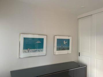 Twee zeefdrukken van Franklin Julien Trip beschikbaar voor biedingen