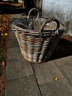 Rieten mand, Huis en Inrichting, Ophalen, Gebruikt, Rechthoekig, Riet