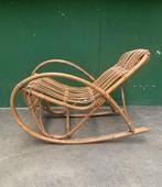 Rotan / bamboe schommelstoel voor kinderen - vintage retro, Ophalen, Gebruikt, Stoel(en)