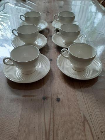 WEDGWOOD EDME - 6  KOP EN SCHOTELS beschikbaar voor biedingen