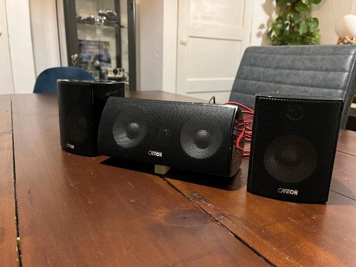 Canton Speakers Set (3-delig), Audio, Tv en Foto, Stereo-sets, Zo goed als nieuw, Speakers, Overige merken, Ophalen of Verzenden