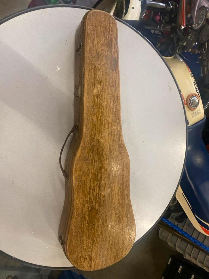 Vintage Vioolkoffer - Houten Bescherming, Muziek en Instrumenten, Behuizingen en Koffers, Gebruikt, Viool of Altviool, Ophalen of Verzenden