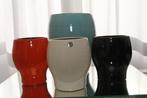 Lot handgemaakte vazen/sierpotten, Ophalen, Wit, Glas, Minder dan 50 cm