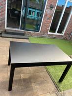 VANGSTA Uitschuifbare tafel, zwart/donkerbruin, IKEA, 50 tot 100 cm, 150 tot 200 cm, Gebruikt, Zwart