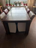 Eettafel 6 -8 personen !, Ophalen, Gebruikt, 6 tot 8 stoelen