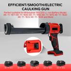 Kitspuit kitpistool 18V past op Milwaukee  M18V accu, Denico.power@gmail.com, De van der schuerenweg, DeNico-PoWer, Nieuw