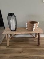 houten bank, Ophalen, Zo goed als nieuw, Hoekbank, Minder dan 150 cm