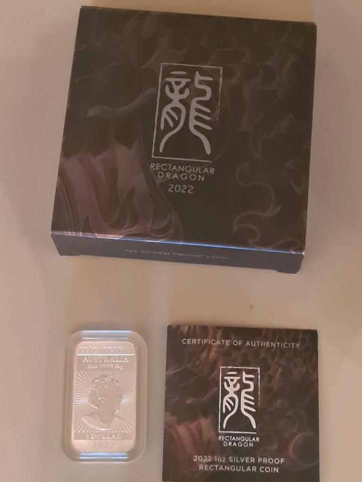 Queen Elizabeth II 2022 1oz Zilverbaar - Limited Edition, Postzegels en Munten, Edelmetalen en Baren, Zilver, Ophalen