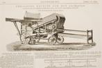 Dorsmachine - Antieke illustratie (1879), Verzenden, Voor 1940, Zo goed als nieuw